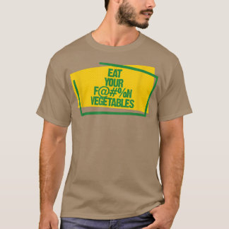 Camiseta Coma tus verduras Graciosos vegetarianos