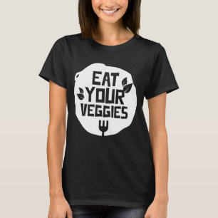 Camiseta Coma tus verduras Vegetales Jardín Plan vegetarian