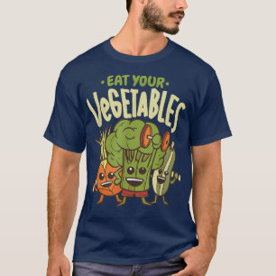 Camiseta Coma tus verduras Vegetales Vegan Funny Vegetab