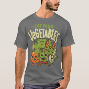 Camiseta Coma tus verduras Vegetales Vegan Funny Vegetab