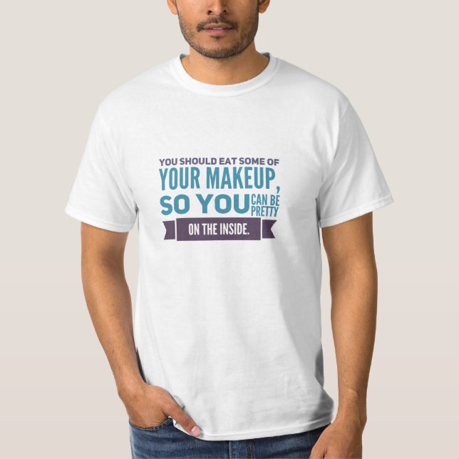Camiseta Coma un cierto maquillaje (Anverso)