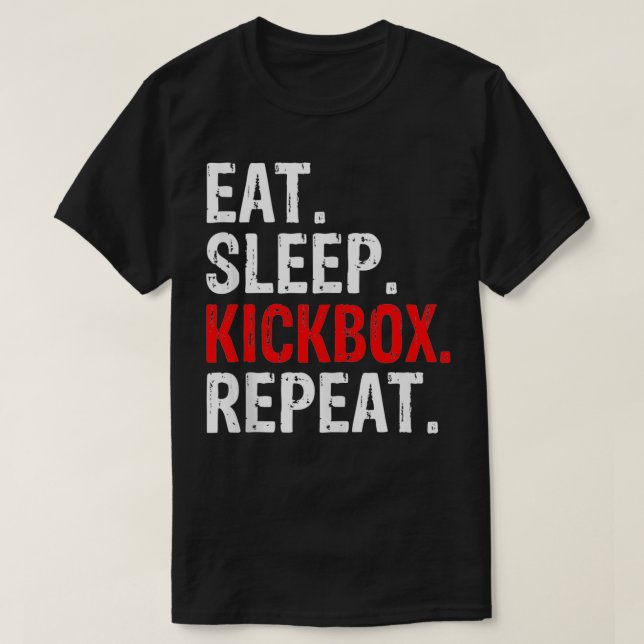 Camiseta Coma un regalo de boxeo para dormir (Diseño del anverso)
