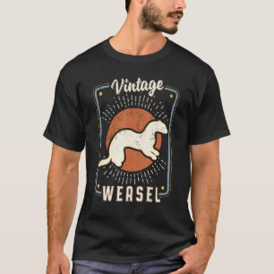 Camiseta Comadreja Vintage Retro Clásico Amor Animal 1
