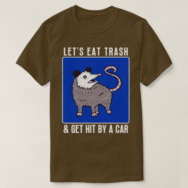 Camiseta Comamos Basura por 1 (Diseño del anverso)