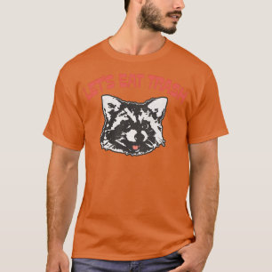 Camiseta Comamos Basura Retro Raccoon Trash Bandit