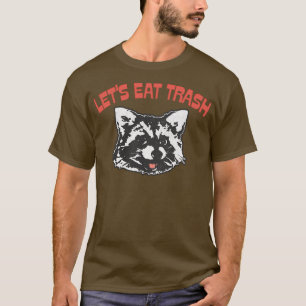 Camiseta Comamos Basura Retro Raccoon Trash Bandit