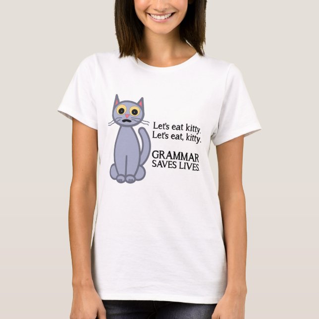 Camiseta Comamos el gatito (Anverso)