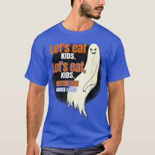 Camiseta Comamos la puntuación de los niños salva al fantas