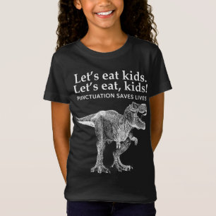 Camiseta Comamos la puntuación de niños salva vidas diversi
