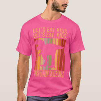 Camiseta Comamos La Puntuación Infantil Salvemos Vidas Trex