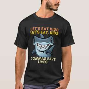 Camiseta Comamos niños cometas salvamos vidas profesora de