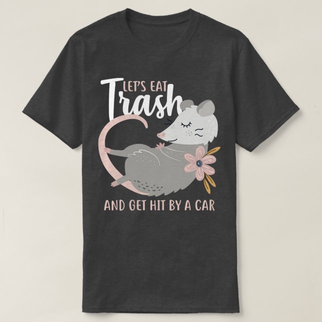 Camiseta Comamos Trash Opossum (Diseño del anverso)