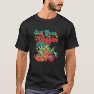 Camiseta Coman sus Vegetales Campesinos Mercado Vegetales V
