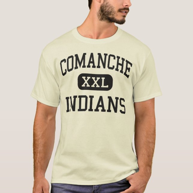 Camiseta Comanche - indios - High School secundaria - (Anverso)