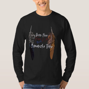 Camiseta Comanche Nativo Estadounidense Orgulloso Libertad 