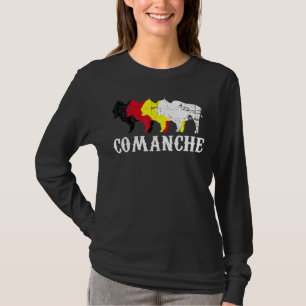 Camiseta Comanche People Native American Indian Medicine Wh