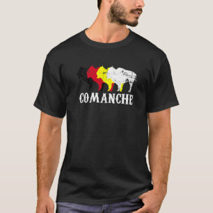Camiseta Comanche People Native American Indian Medicine Wh