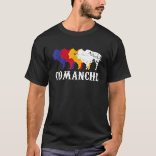Camiseta Comanche People Native American Indian Medicine Wh
