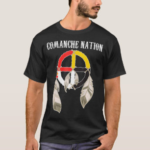Camiseta Comanche People Native American Indian Medicine Wh