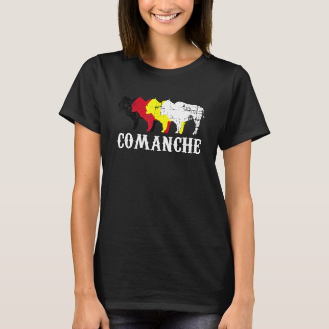 Camiseta Comanche People Native American Indian Medicine Wh (Anverso)