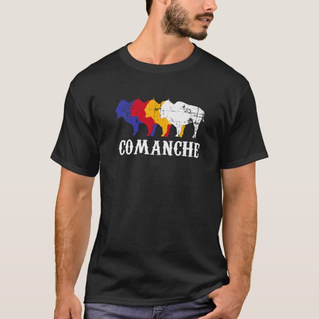 Camiseta Comanche People Native American Indian Medicine Wh (Anverso)