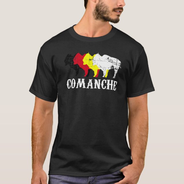 Camiseta Comanche People Native American Indian Medicine Wh (Anverso)