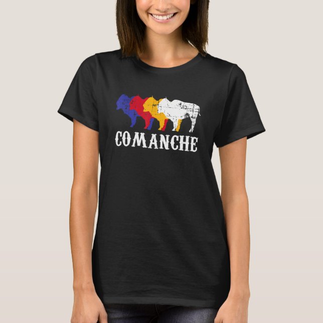 Camiseta Comanche People Native American Indian Medicine Wh (Anverso)