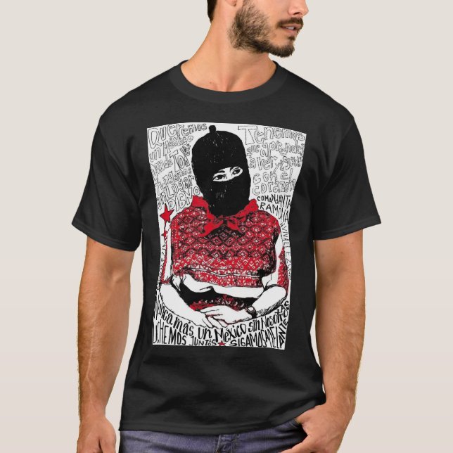 Camiseta Comandanta Ramona - El Ejército Zapatista De (Anverso)