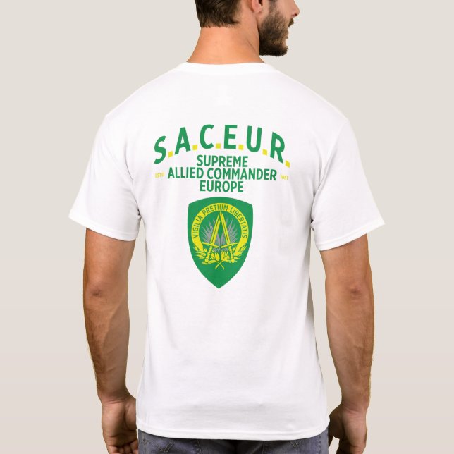 Camiseta Comandante Aliado Supremo de Europa (SACEUR) (Reverso)