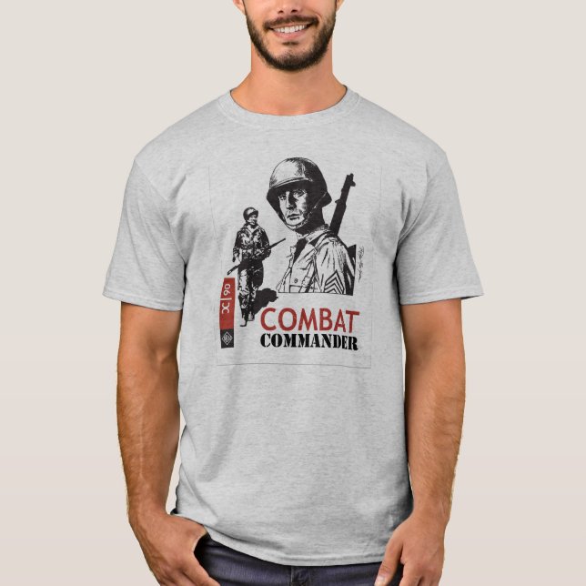 Camiseta Comandante Custom del combate (Anverso)