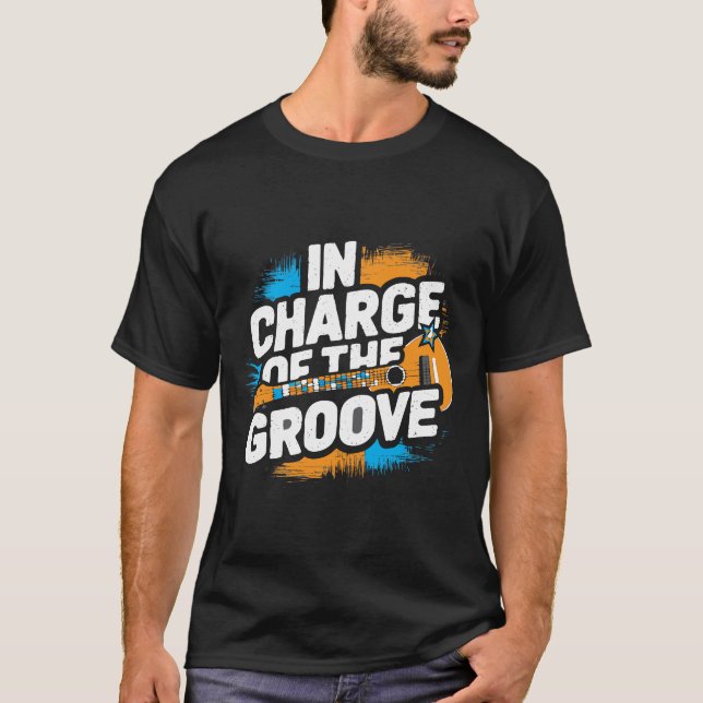 Camiseta Comandante de Groove - Tee divertido para jefes de (Anverso)