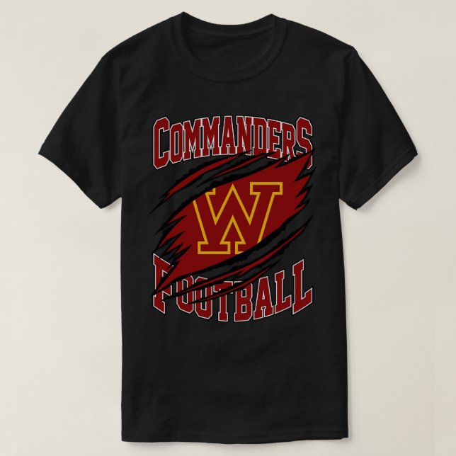 Camiseta Comandante de Washington TShirt (Diseño del anverso)