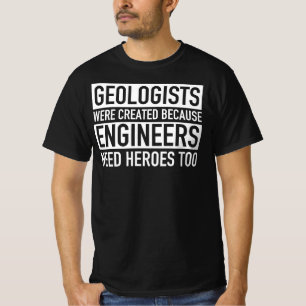 Camiseta Comandante graduado de la geología del humor de