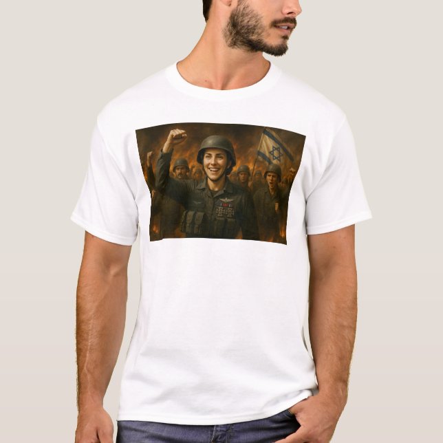 Camiseta Comandante israelí se moviliza en sus fuerzas (Anverso)