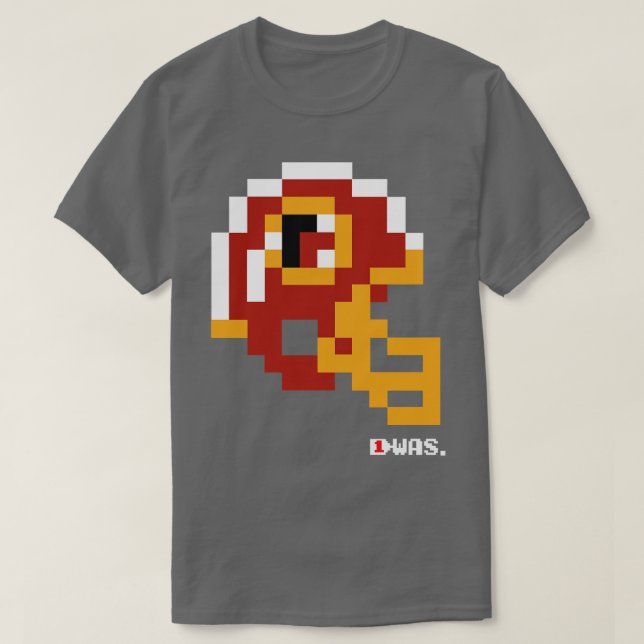 Camiseta Comandantes Clásicos Tecmo Bowl Tapiz de cascos (Diseño del anverso)