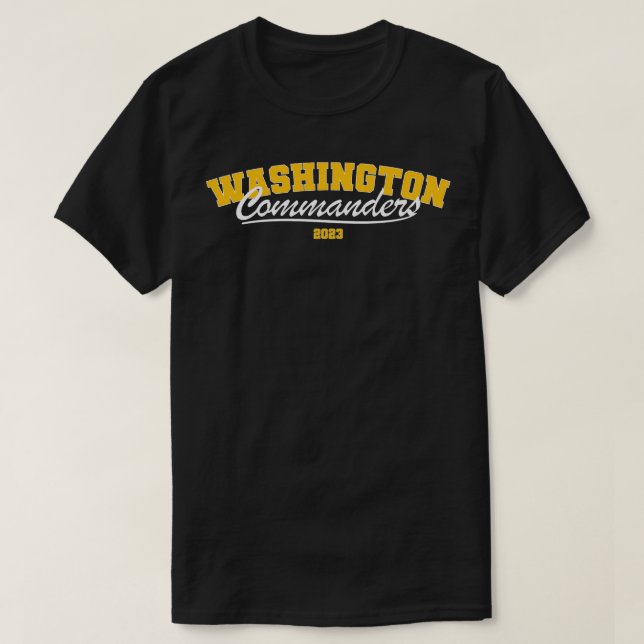 Camiseta Comandantes de Washington (Diseño del anverso)