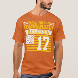 Camiseta Comandantes de Washington McLaurin 17 Bandera Amer