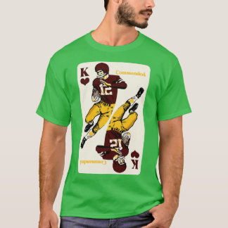 Camiseta Comandantes de Washington Rey de Corazones