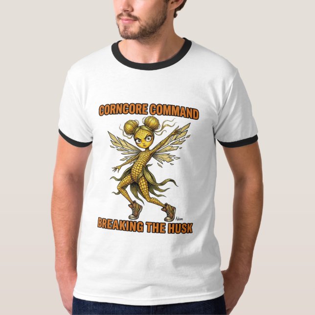 Camiseta Comando Corncore Rompiendo la Cáscara (Anverso)