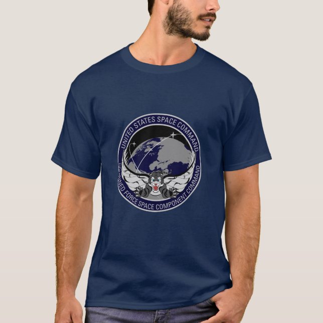 Camiseta Comando de componente de espacio de fuerza combina (Anverso)