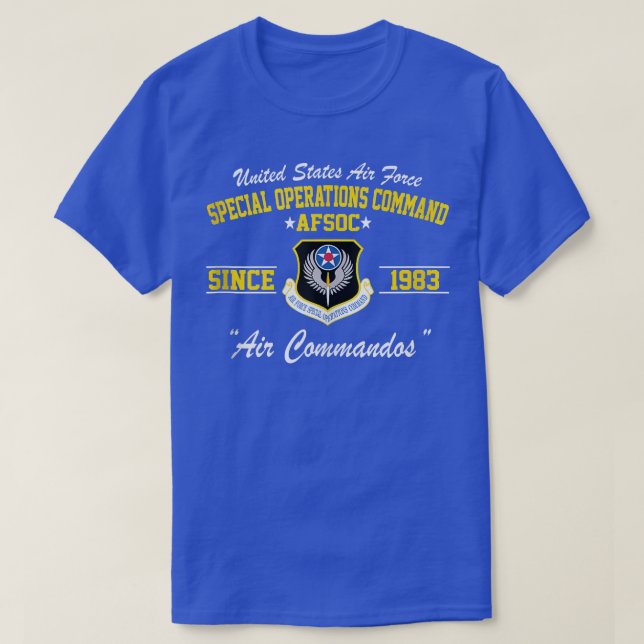 Camiseta Comando de Operaciones Especiales de la Fuerza Aér (Diseño del anverso)