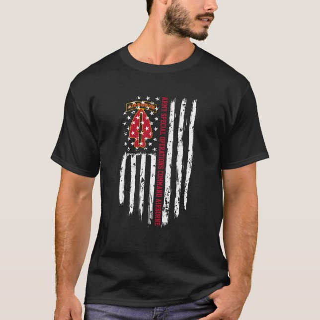 Camiseta Comando de Operaciones Especiales Del Ejército Usa (Anverso)