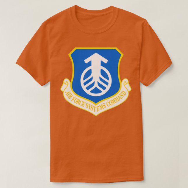 Camiseta Comando de sistemas USAF (Diseño del anverso)