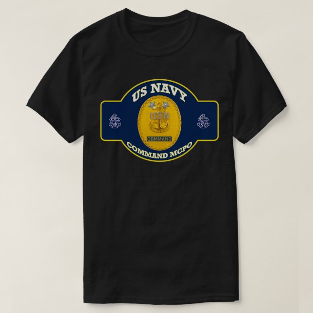 Camiseta Comando Director Jefe de Petty Director Escudo de  (Diseño del anverso)