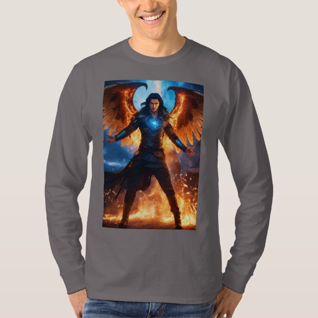 Camiseta Comando Inferno: Final Jefe Devil Angel. (Anverso)