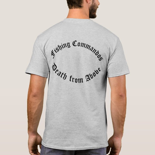 Camiseta Comandos de pesca (Reverso)