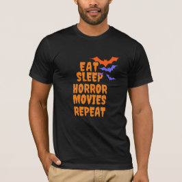 Camiseta Cómate películas de terror de sueño, fanáticos de