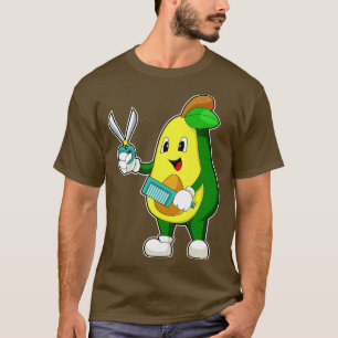 Camiseta Comb. de tijeras para peluquero de aguacate