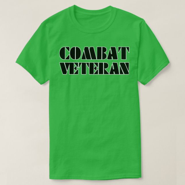 CAMISETA COMBAT VETERAN (Diseño del anverso)