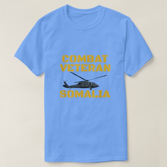 Camiseta Combat Veteran Mogadishu Somalia Operation Restore (Diseño del anverso)